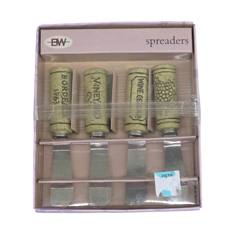 Boston Warehouse Cheese Spreader Knife 4pk‎